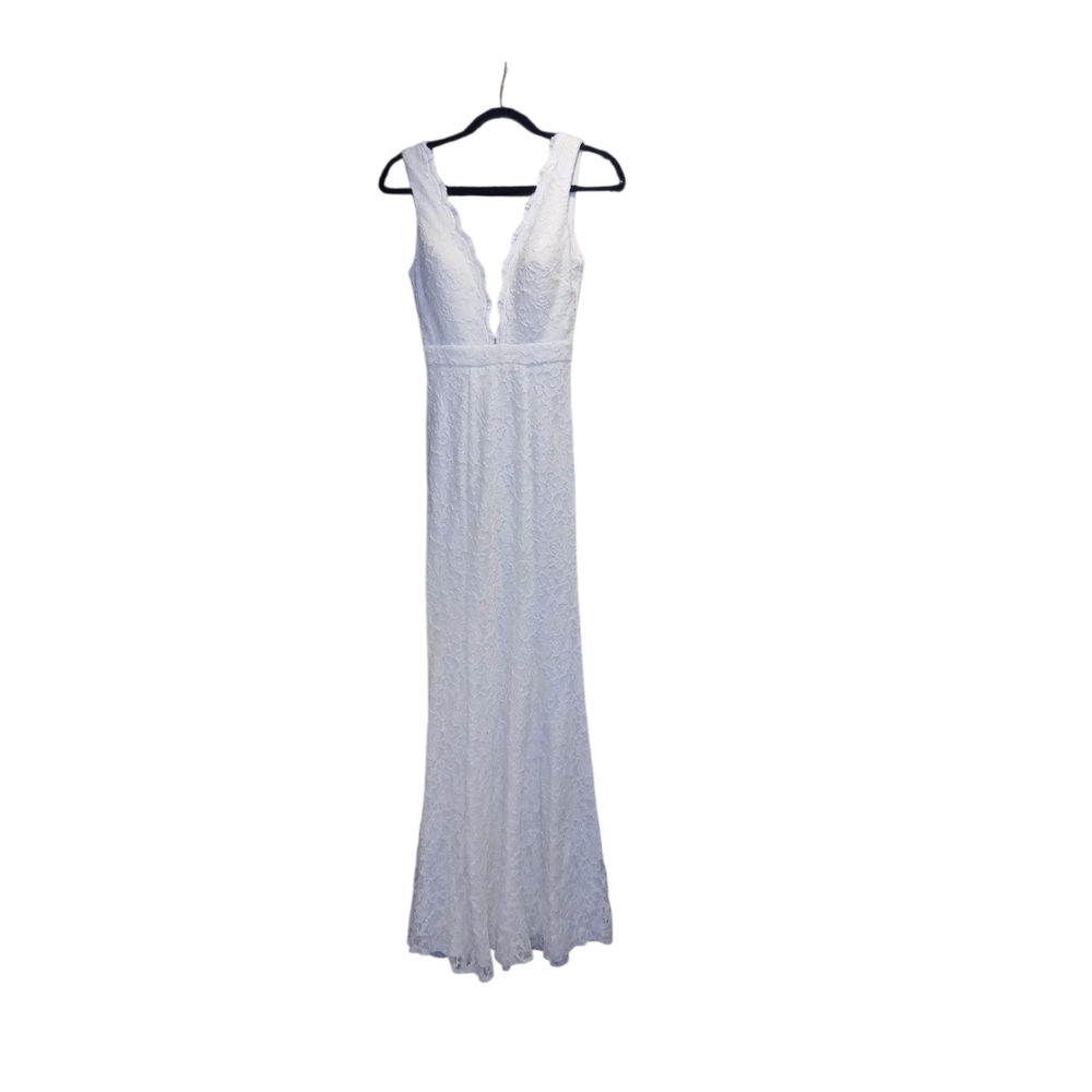 Xscape Mermaid Style Lace Wedding Dress Nwot